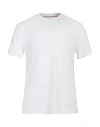 Thom Browne Jersey Relaxed Side Slit Tee Clothing In White