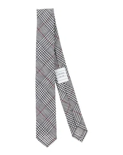 Thom Browne Man Ties & Bow Ties Black Size - Linen
