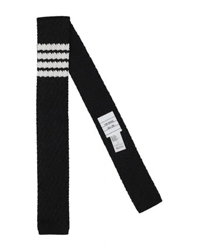 Thom Browne Man Ties & Bow Ties Black Size - Silk