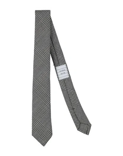 Thom Browne Man Ties & Bow Ties Black Size - Wool