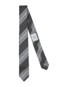 Thom Browne Man Ties & Bow Ties Grey Size - Silk, Cotton