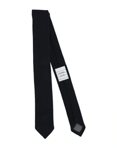 Thom Browne Man Ties & Bow Ties Midnight Blue Size - Cotton, Polyamide, Elastane