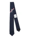 THOM BROWNE THOM BROWNE MAN TIES & BOW TIES MIDNIGHT BLUE SIZE - SILK