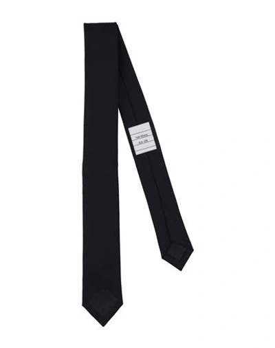 Thom Browne Man Ties & Bow Ties Midnight Blue Size - Wool
