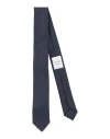 Thom Browne Man Ties & Bow Ties Midnight Blue Size - Wool In Blue