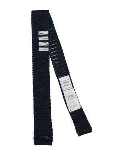 Thom Browne Man Ties & Bow Ties Navy Size - Silk