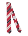 Thom Browne Man Ties & Bow Ties Red Size - Silk, Cotton