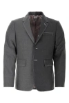 Thom Browne Two-tone Twill Blazer With Button Cuffs In Multicolor