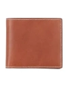 Thom Browne Man Wallet Tan Size - Cowhide In Brown