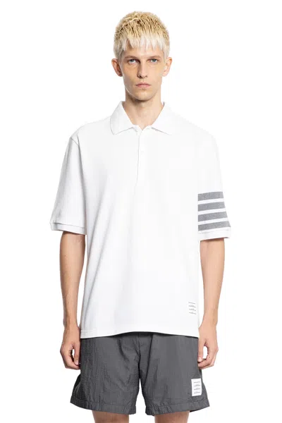 Thom Browne Man White T-shirts & Tank Tops