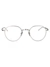 Thom Browne Matte Grey Titanium Glasses In Black