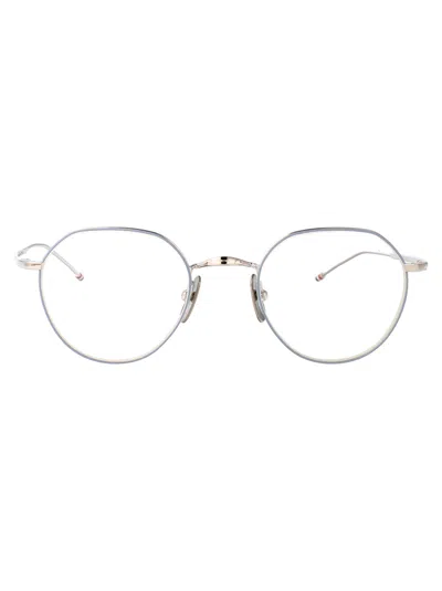Thom Browne Matte Silver Titanium Glasses