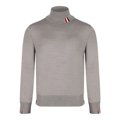 Thom Browne Med Brown Virgin Wool Sweater In Neutral
