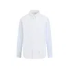 Thom Browne Striped Button Down Shirt Long Sleeves In Multi