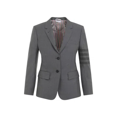 Thom Browne Med Grey Wool Classic Sport Coat