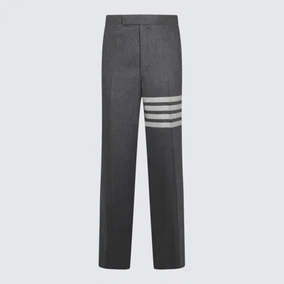THOM BROWNE MED GREY WOOL PANTS