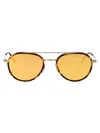 Thom Browne Med Titanium Sunglasses In Yellow
