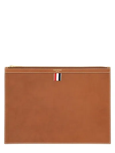 Thom Browne Medium Wallet In Brown