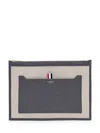 Thom Browne Medium Document Holder In Beige