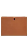 Thom Browne Medium Document Holder In Brown