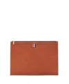 Thom Browne Medium Document Holder In Tb Vacchetta