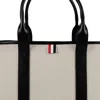 Thom Browne Medium Tool Tote Bag In White