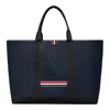 Thom Browne Blue Tool Medium Tote In Blue