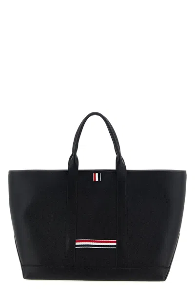 Thom Browne 'medium Tool Tote' Shopping Bag In Black