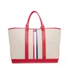 Thom Browne Medium Tool Tote With Leather Handle In Multi