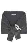 Thom Browne Melange Grey Wool Clutch In Gray
