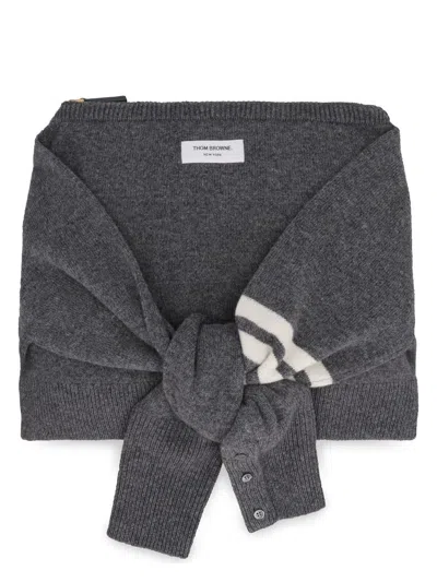 Thom Browne Melange Wool Clutch