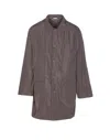 Thom Browne Versatile Packable Jacket Long Sleeves In Brown