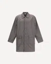 Thom Browne Memory Tech Packable Smock In Gray