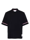 Thom Browne Men's 100% Cotton T-shirt In Black