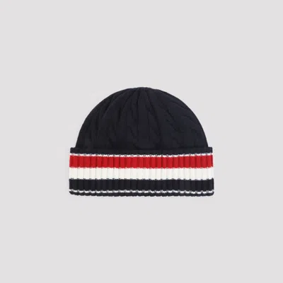 Thom Browne Men's 100% Virgin Wool Mini Hat In Blue