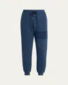 Thom Browne Blue Overdyed Solid Loopback 4 Bar Sweatpants In Blue