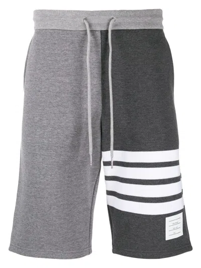 THOM BROWNE MEN'S 4 BAR STRIPE TONAL TRACK SHORTS
