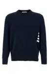 Thom Browne 4 Bar Sweaters And Cardigans In Blue