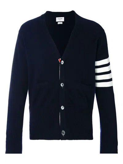 THOM BROWNE MEN'S 4BAR CASHMERE CARDIGAN
