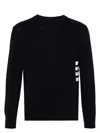 Thom Browne 4-bar Cotton Jumper In Black