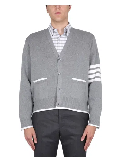 THOM BROWNE MEN'S 4BAR STRIPE CARDIGAN