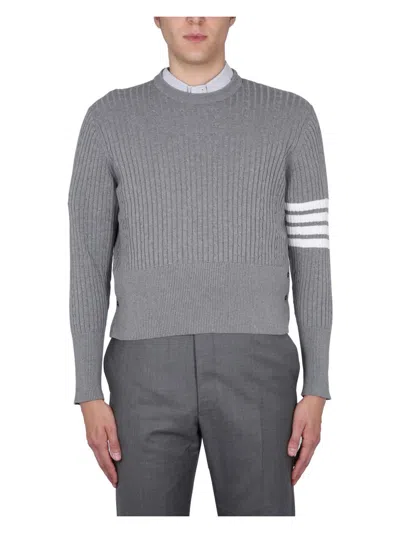 THOM BROWNE MEN'S 4BAR STRIPE JERSEY