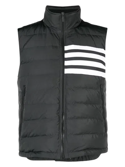 Thom Browne Men's 4bar Vest | Size 1 | Mvd024x In Brown