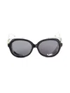 THOM BROWNE MEN'S 57MM OVAL SUNGLASSES