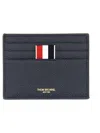 Thom Browne Anchor Card Holder In Blue