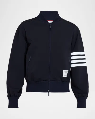 THOM BROWNE MEN & APOS;S 4-BAR FULL-ZIP BOMBER JACKET