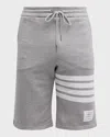 Thom Browne Classic Sweat Shorts In Classic Loopback In Gray