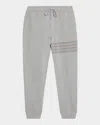 Thom Browne Men & Apos;s 4-bar Cotton Sweatpants In Gray