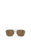 Thom Browne Aviator Sunglasses In Multicolor