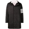 Thom Browne 4-bar Padded Coat In Black